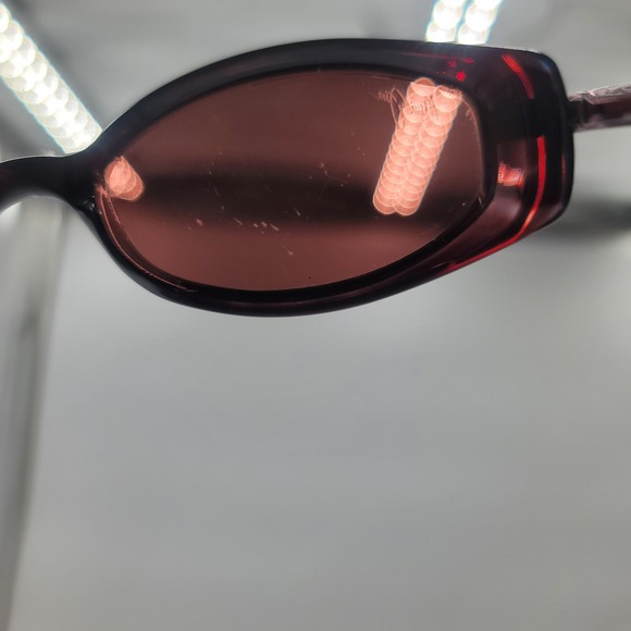 Maui Jim MJ-123-11 Sunglasses Purple Black Oval Wrap Vintage Sport with Case main image 5